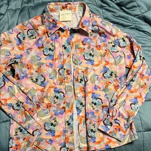 Floral Multicolor button down